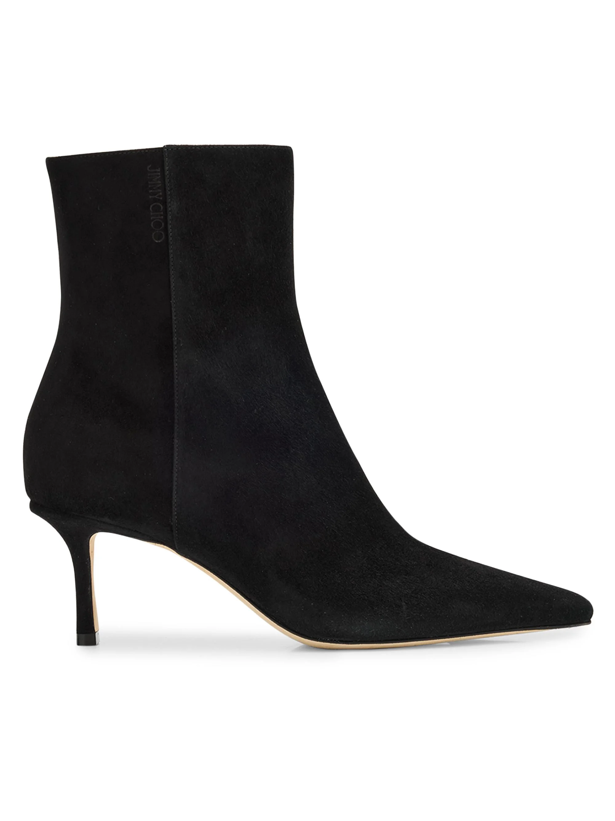 Women's Camile 70MM Suede Ankle Boots - Black - 1