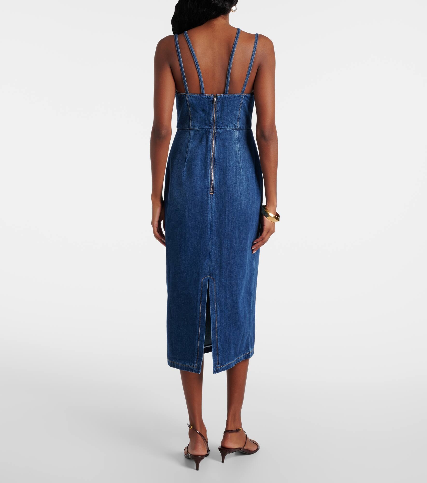 Denim corset dress - 3