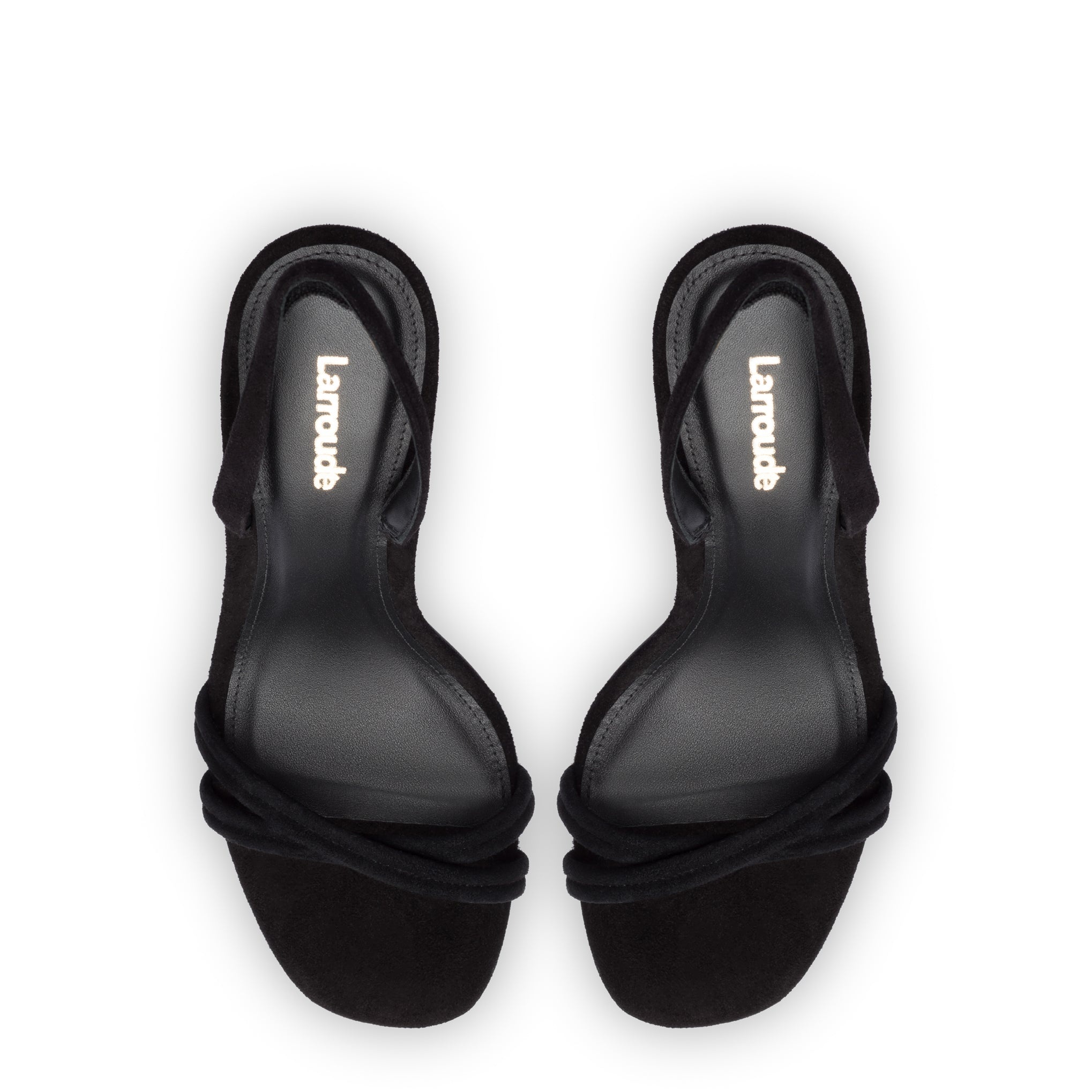 Larroude - Larroude Annie Sandal In Black Suede - 3
