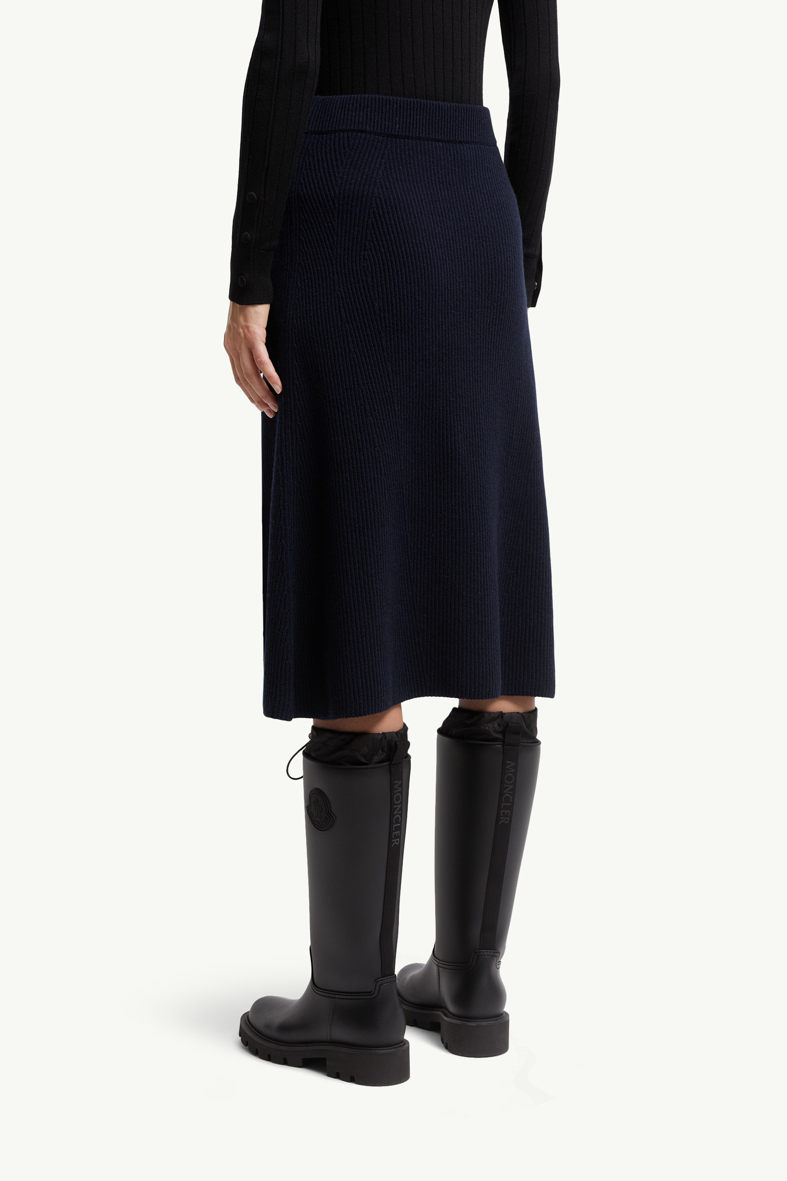 Wool & Cashmere Midi Skirt - 5