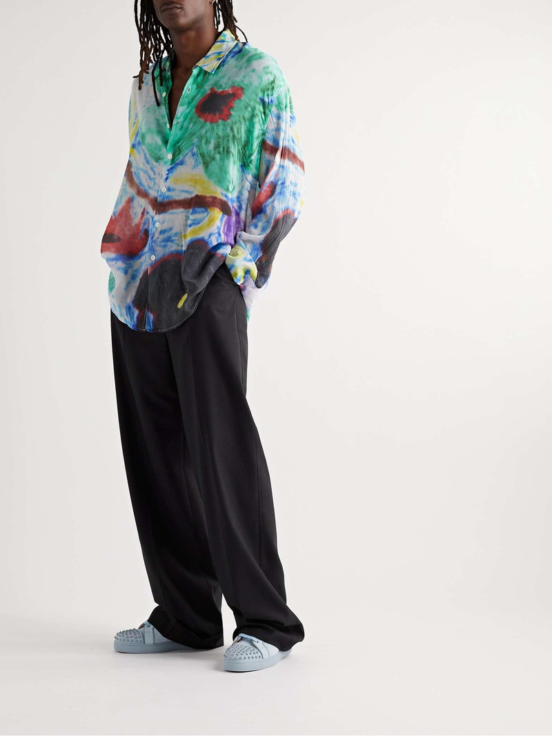 Christian Louboutin Louis Junior Spikes Cap-Toe Suede Sneakers outlook