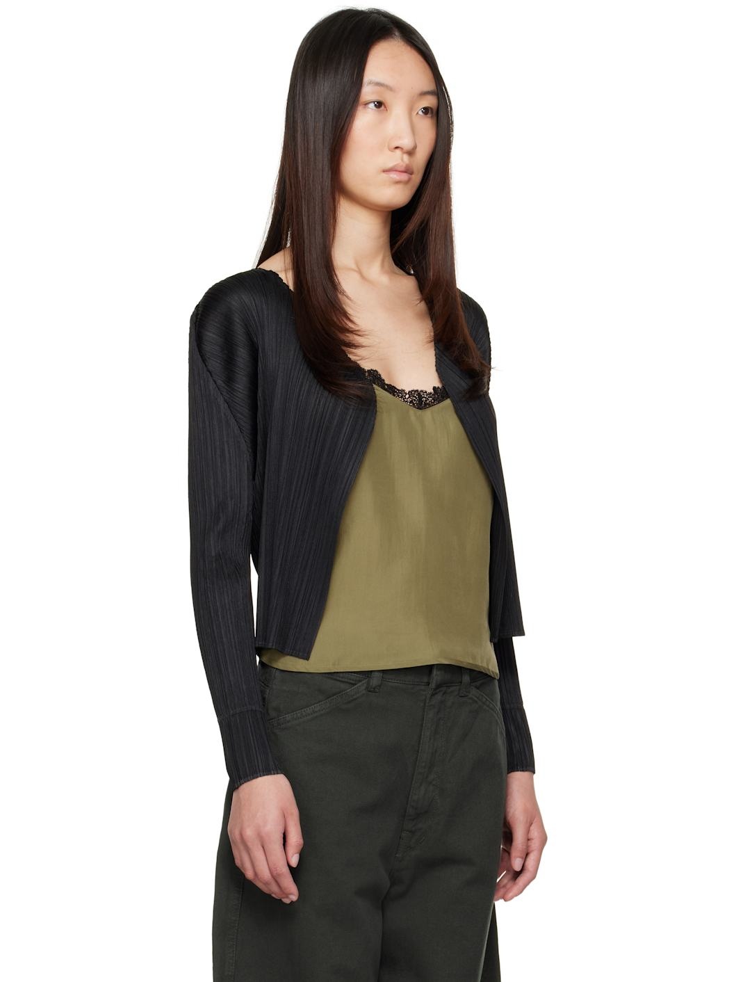 Black March Basics Cardigan - 2