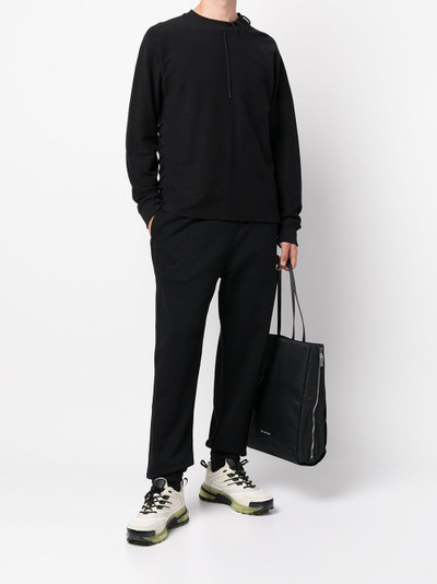 Burberry rear logo-print casual track pants outlook