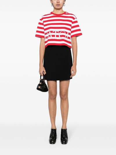 PATOU striped cropped T-shirt outlook