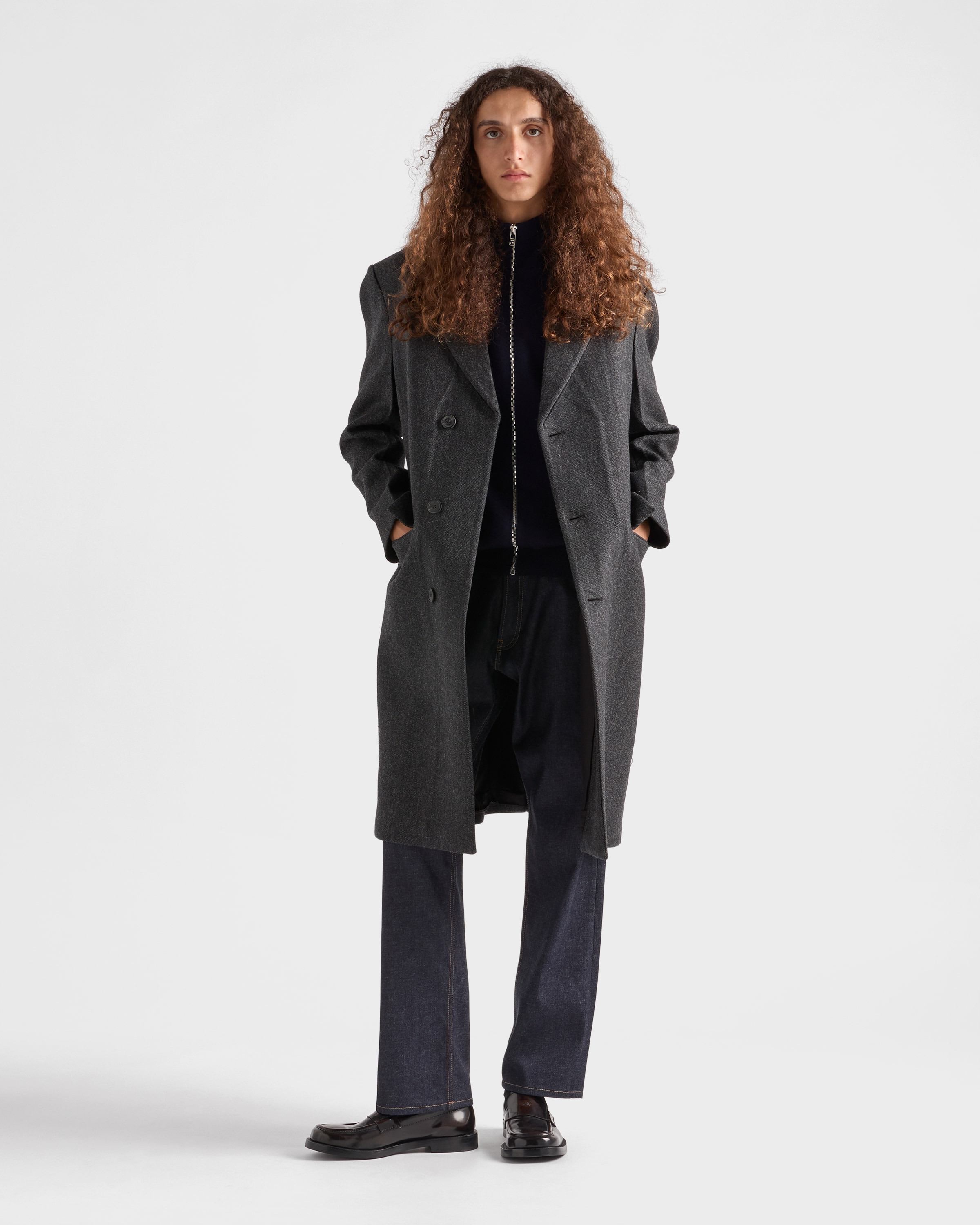 Cashmere zipper cardigan - 2