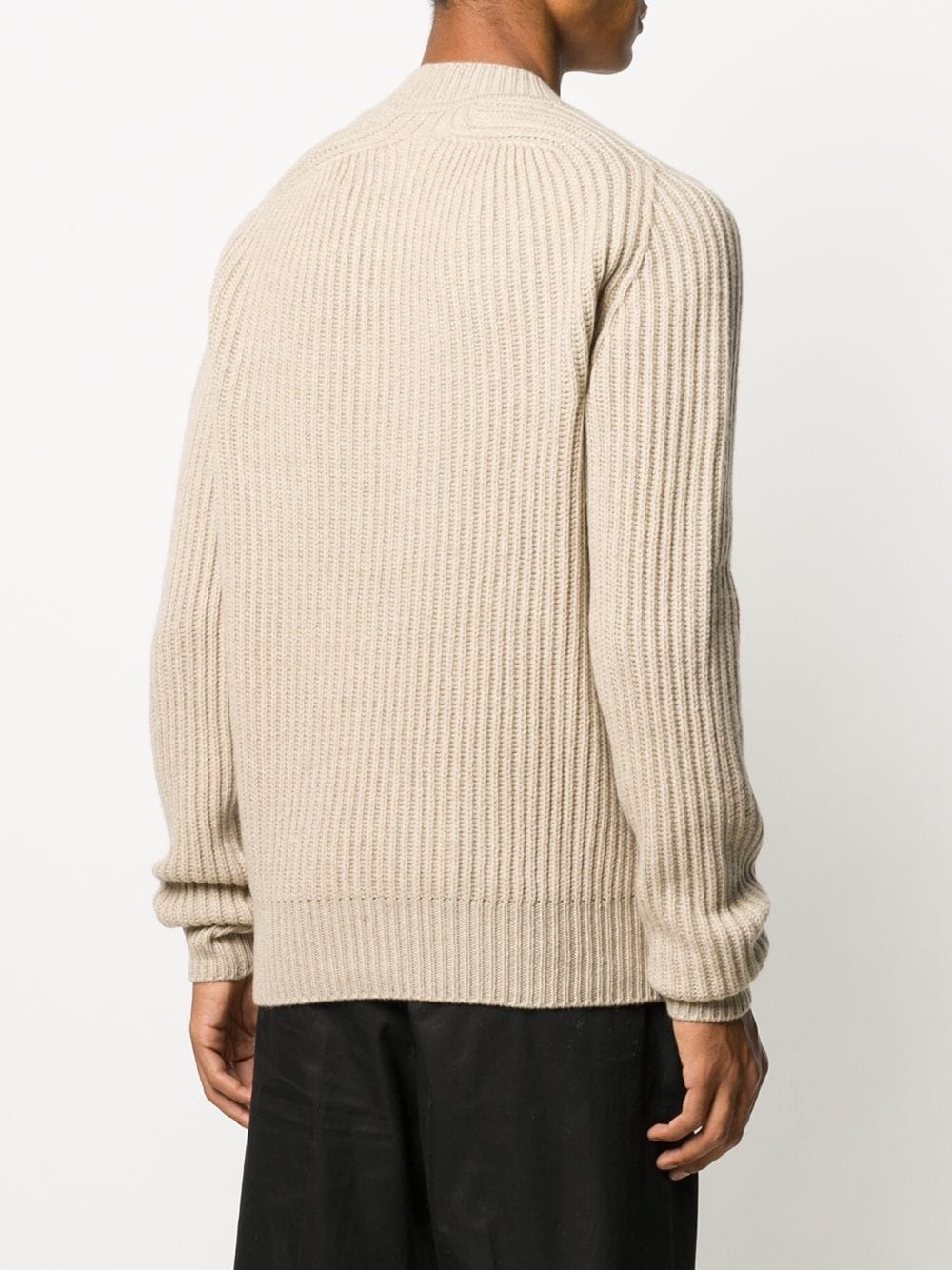 ribbed cashmere jumper - 4