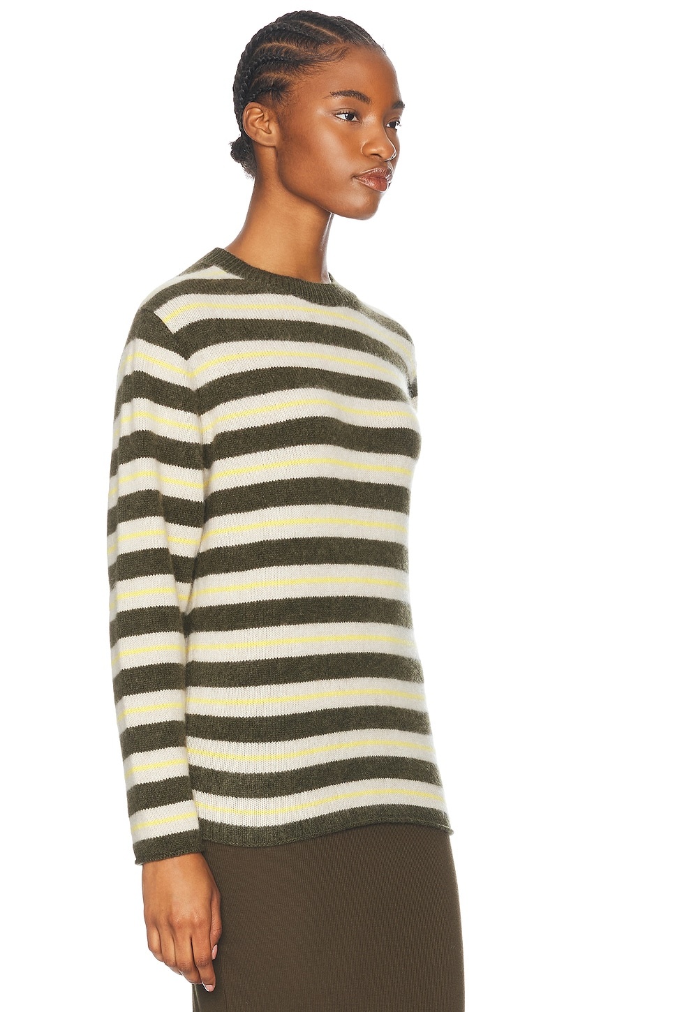 Sinful Stripe Crew Neck Sweater - 2