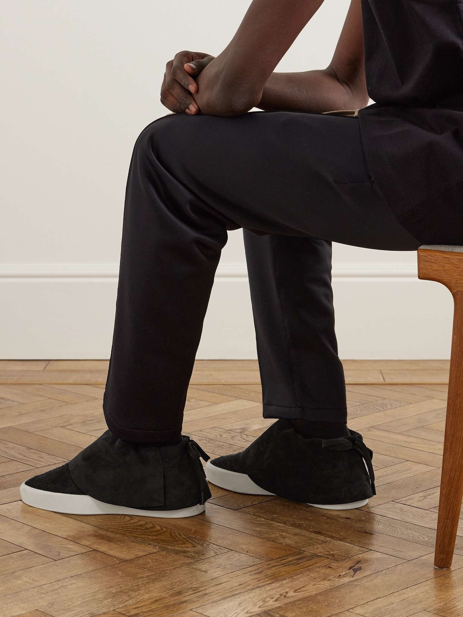 Fear of God Moc Low Layered Distressed Suede Sneakers