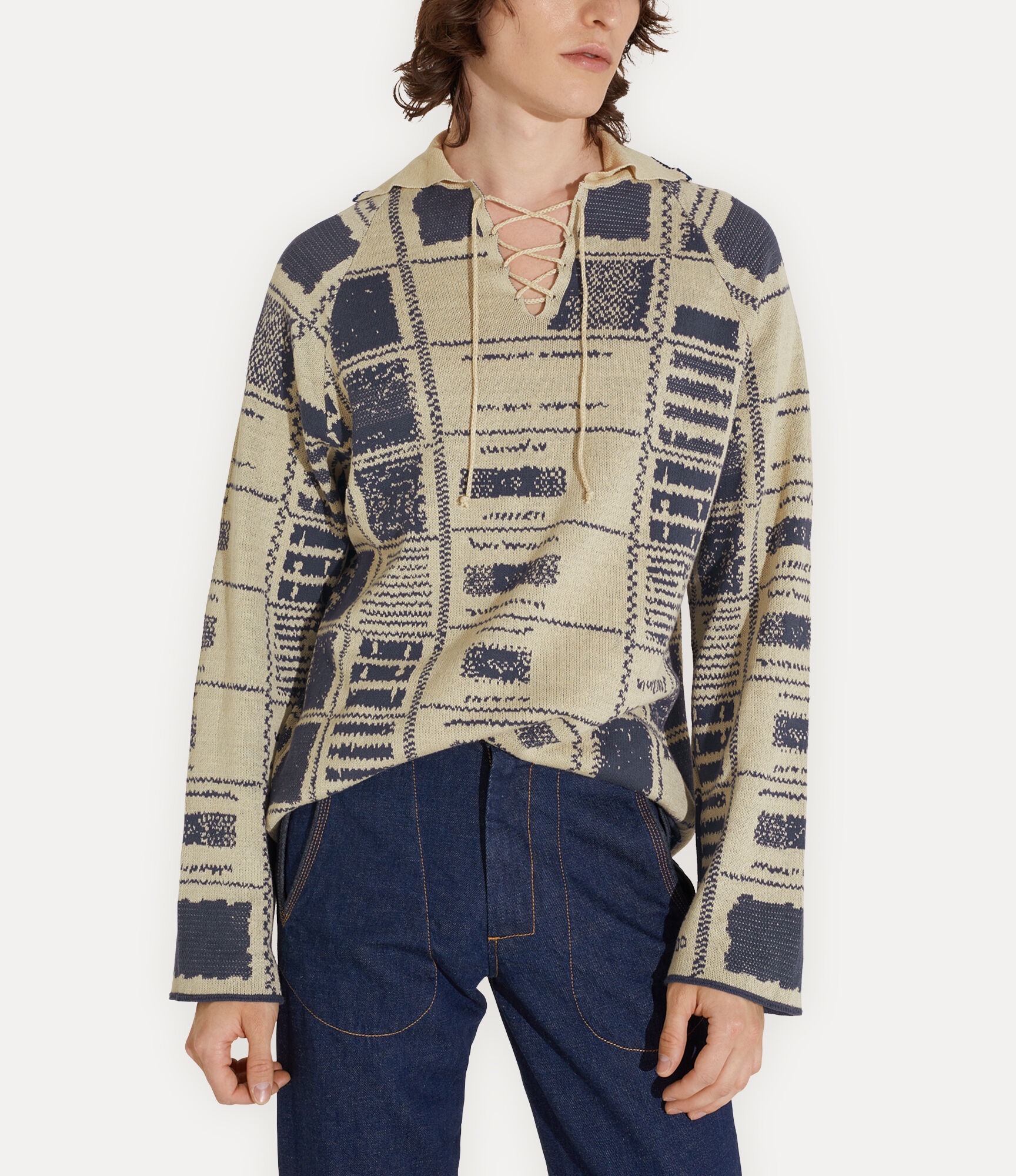 CHECKED POLO JUMPER - 5