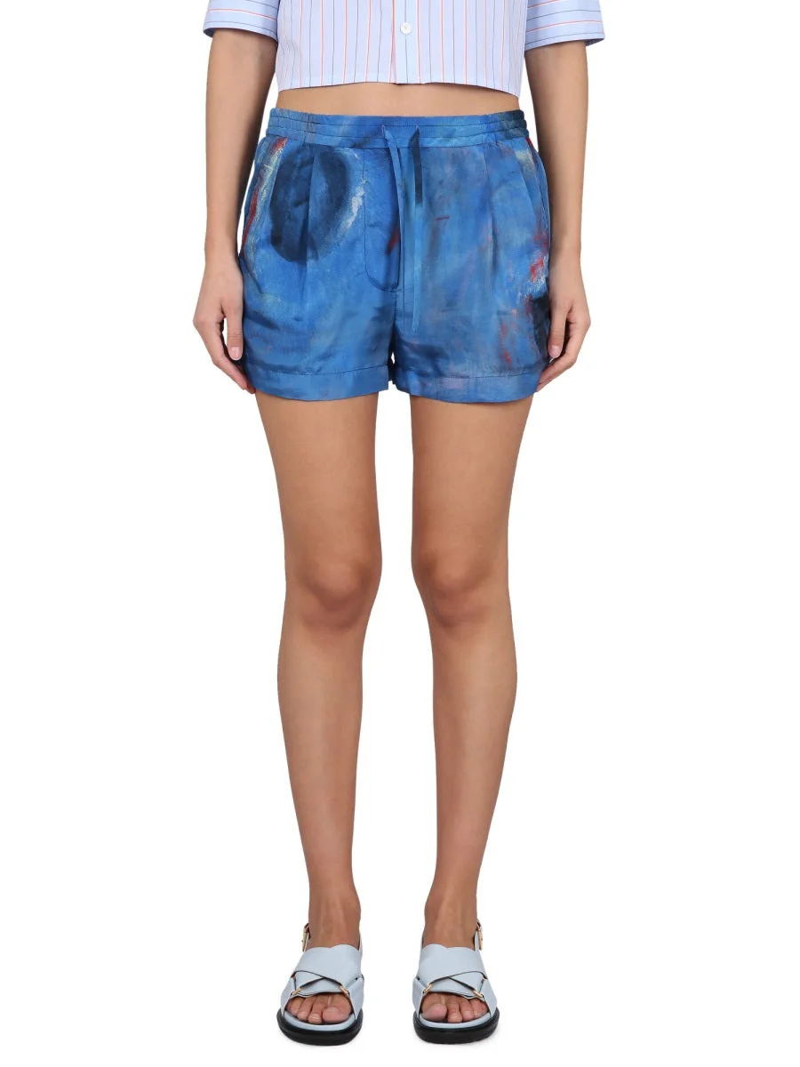 Marni Women Short In Silk - 1