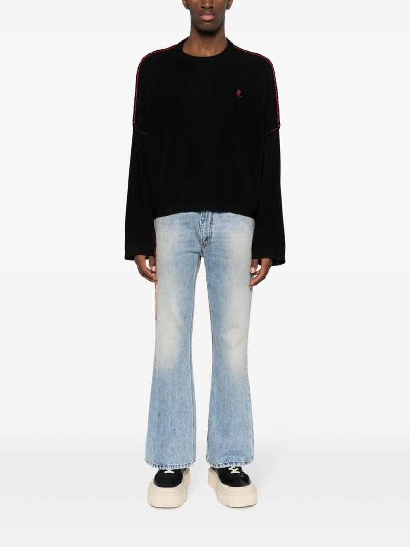 ERL mid-rise flared jeans outlook