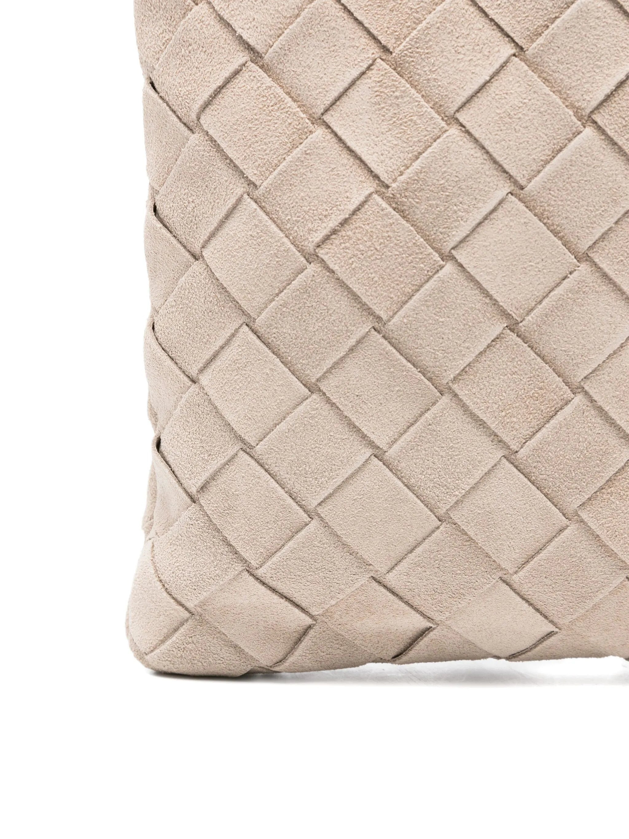mini Intrecciato suede clutch - 4