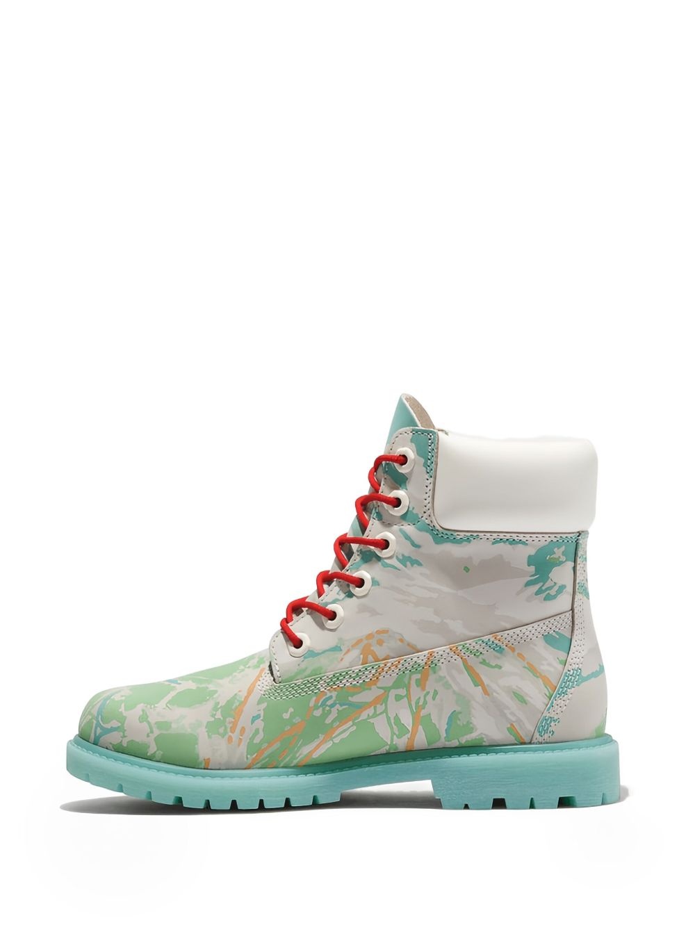 Ski School 6 inch " Blue/Green Nubuck" boots - 7