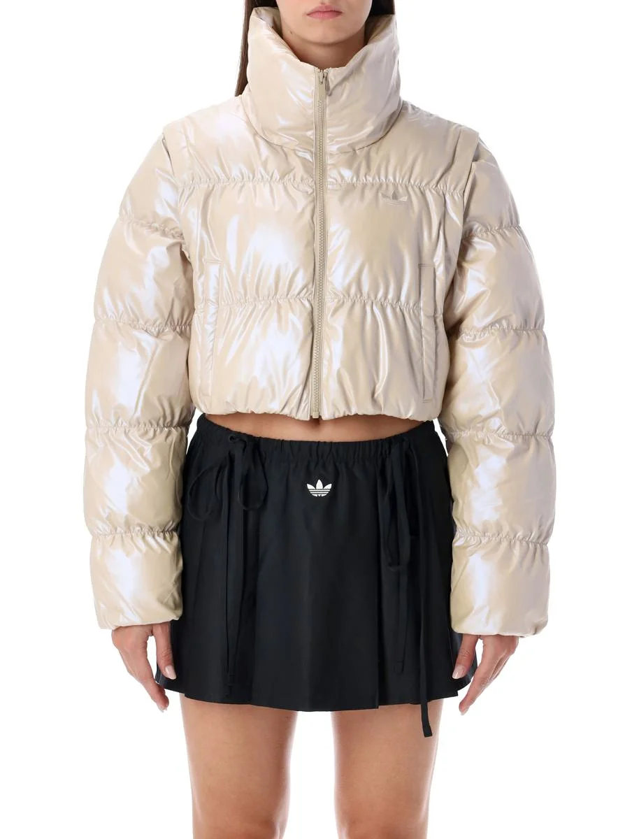 Adidas Originals Glossy Cropped Puffer - 1
