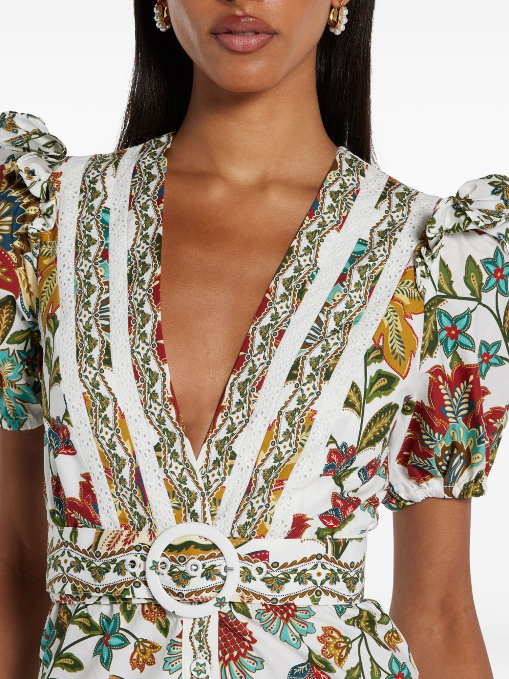 Botanicals midi dress - 5