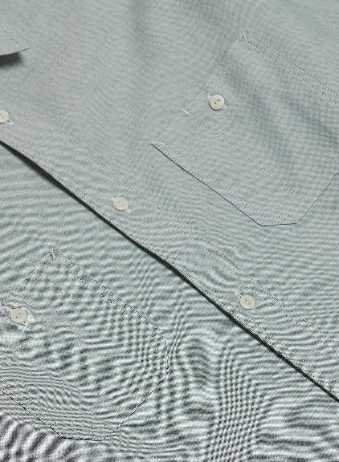 Utility Oxford Work Shirt in Green - 7