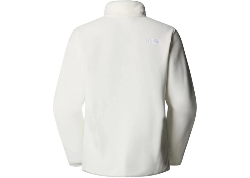 The North Face The North Face Women's Glacier Fleece 1/4 Zip Hoodie White Dune outlook