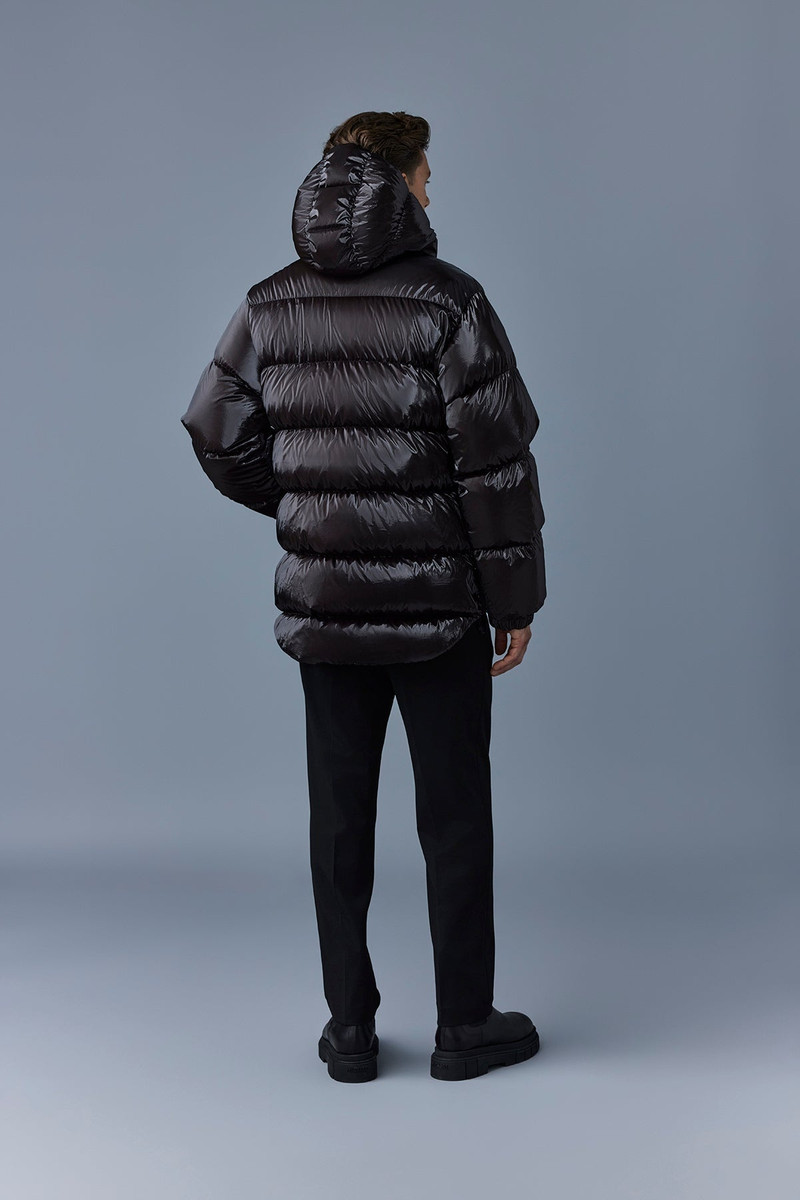 CYRILO-ML Heavy down jacket with metallic finish 5