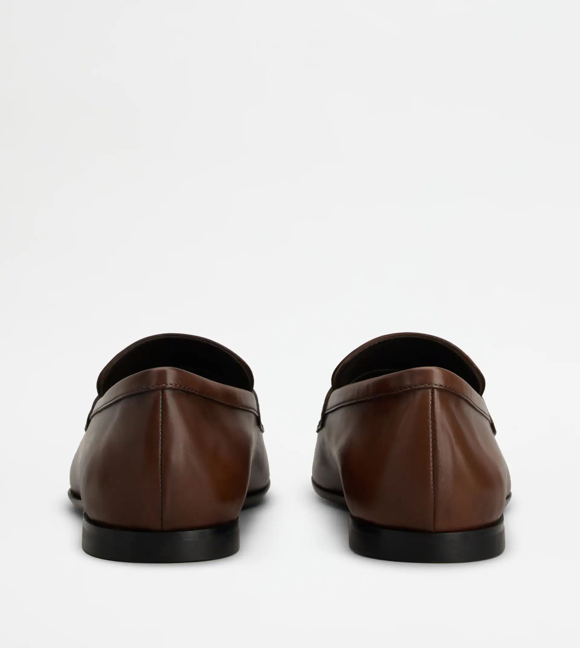 TOD'S LOAFERS IN LEATHER - BROWN - 2