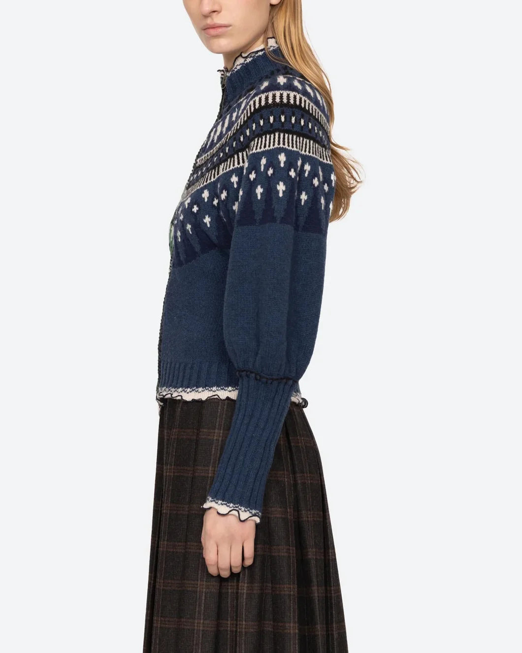 LINEA ZIP FRONT CARDIGAN - 3
