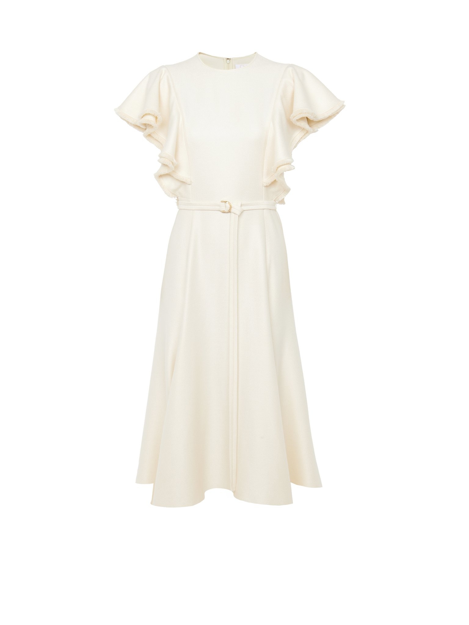 WING-SLEEVE MIDI DRESS - 1