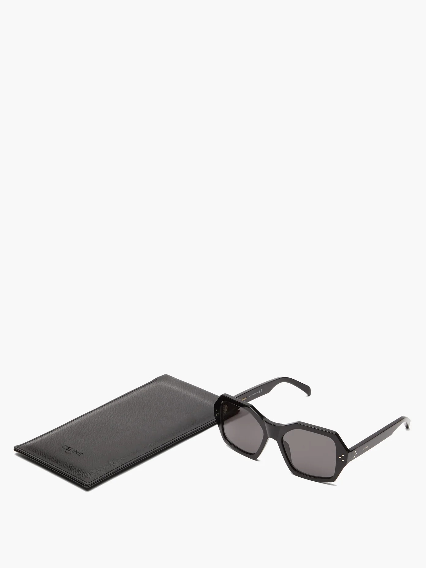 Angular acetate sunglasses - 5