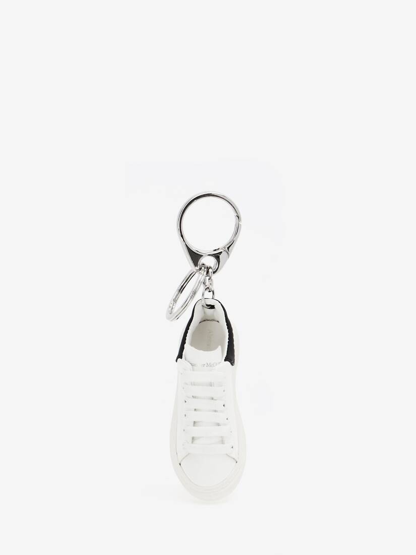 Oversized Sneaker Key Chain in White/black - 2