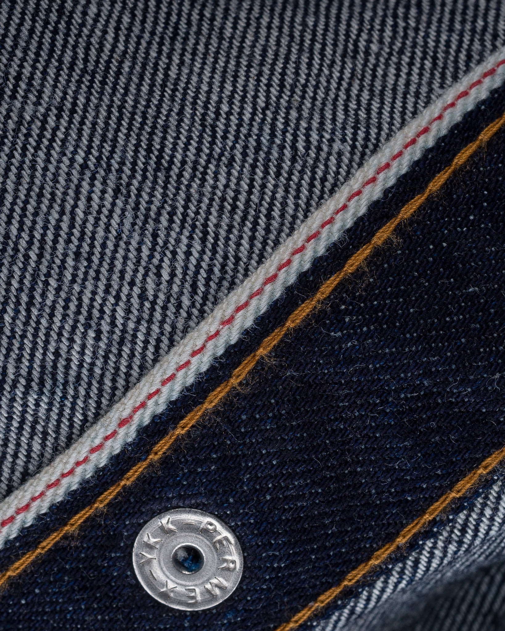 IHSH-33-IND 12oz Selvedge Denim Western Shirt - Indigo - 24
