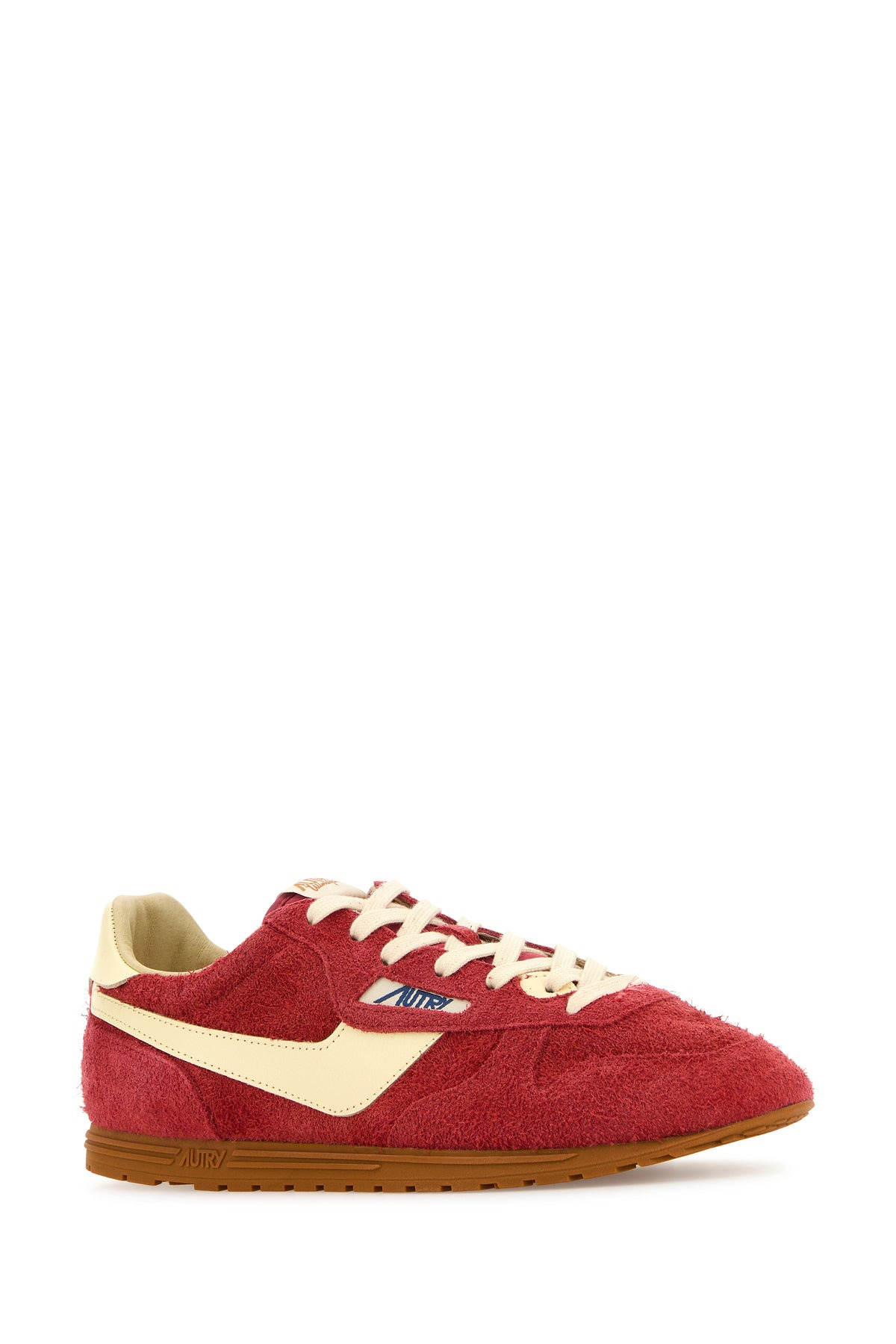Red suede Windspin sneakers - 2