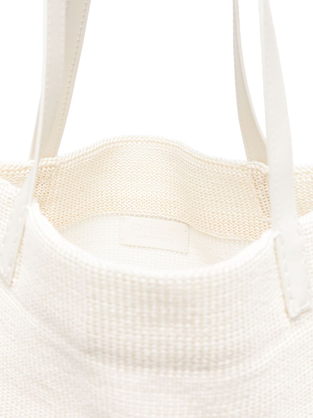 Ivory crochet shopping bag - 4