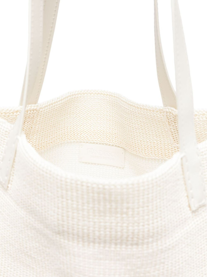 Ivory crochet shopping bag 4