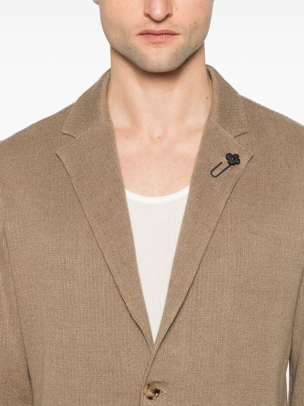 single-breasted blazer - 5