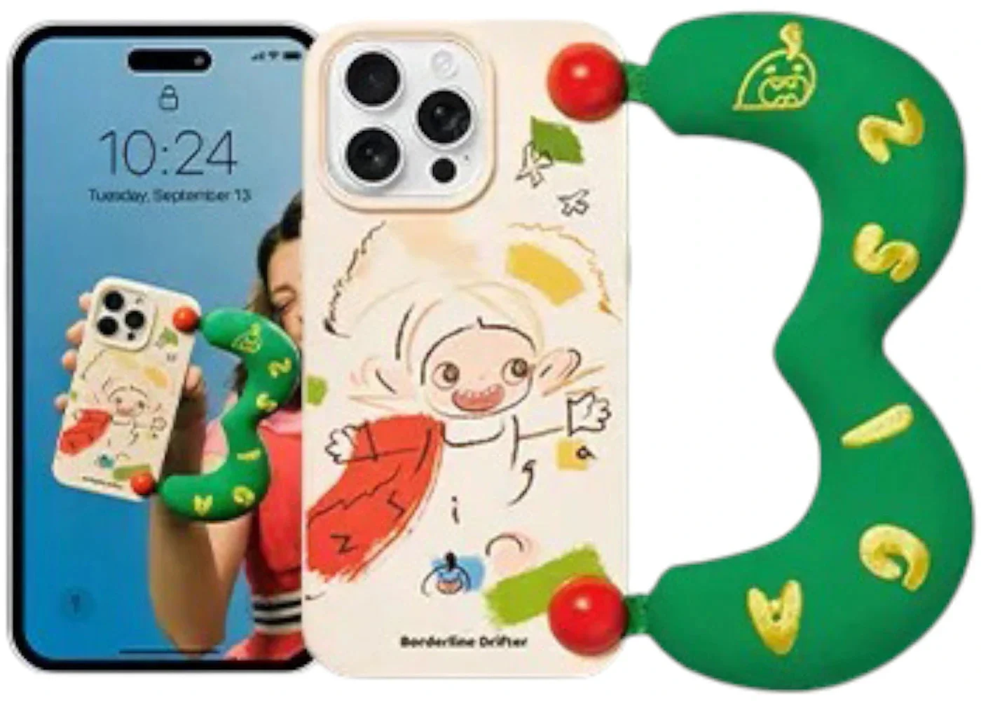 Pop Mart Zsiga Borderline Drifter Series iPhone 15 Pro Max Case - 1