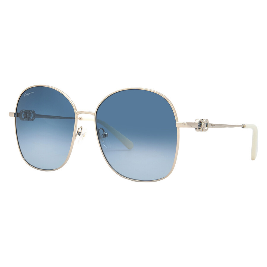 Ferragamo Blue Gradient Butterfly Ladies Sunglasses SF297S 743 59 - 2