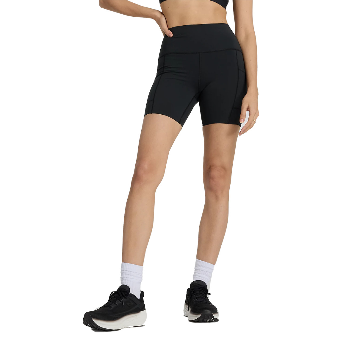 New Balance Sleek Pocket High Rise Short 6 - 1