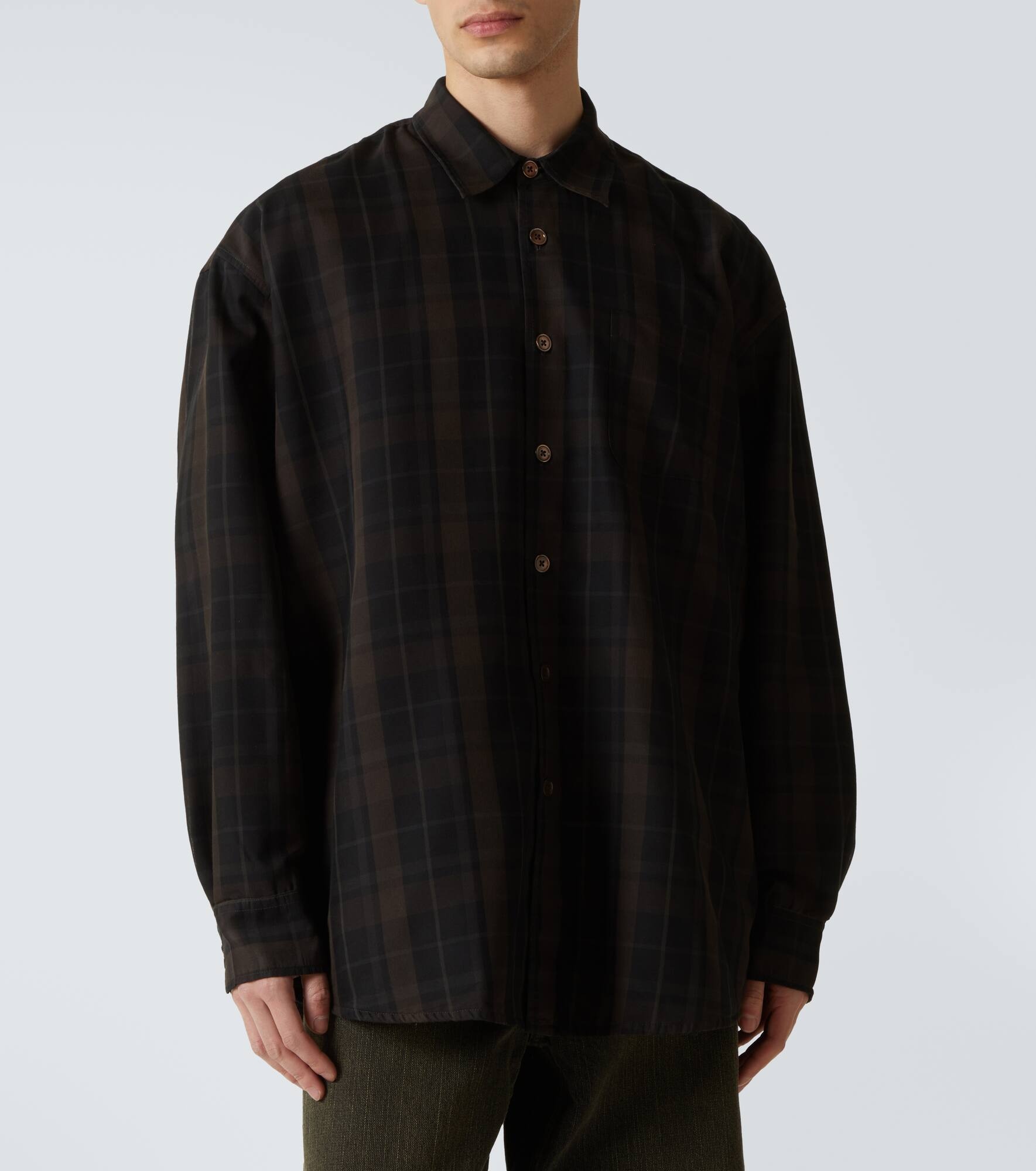 Borrowed checked shirt - 3