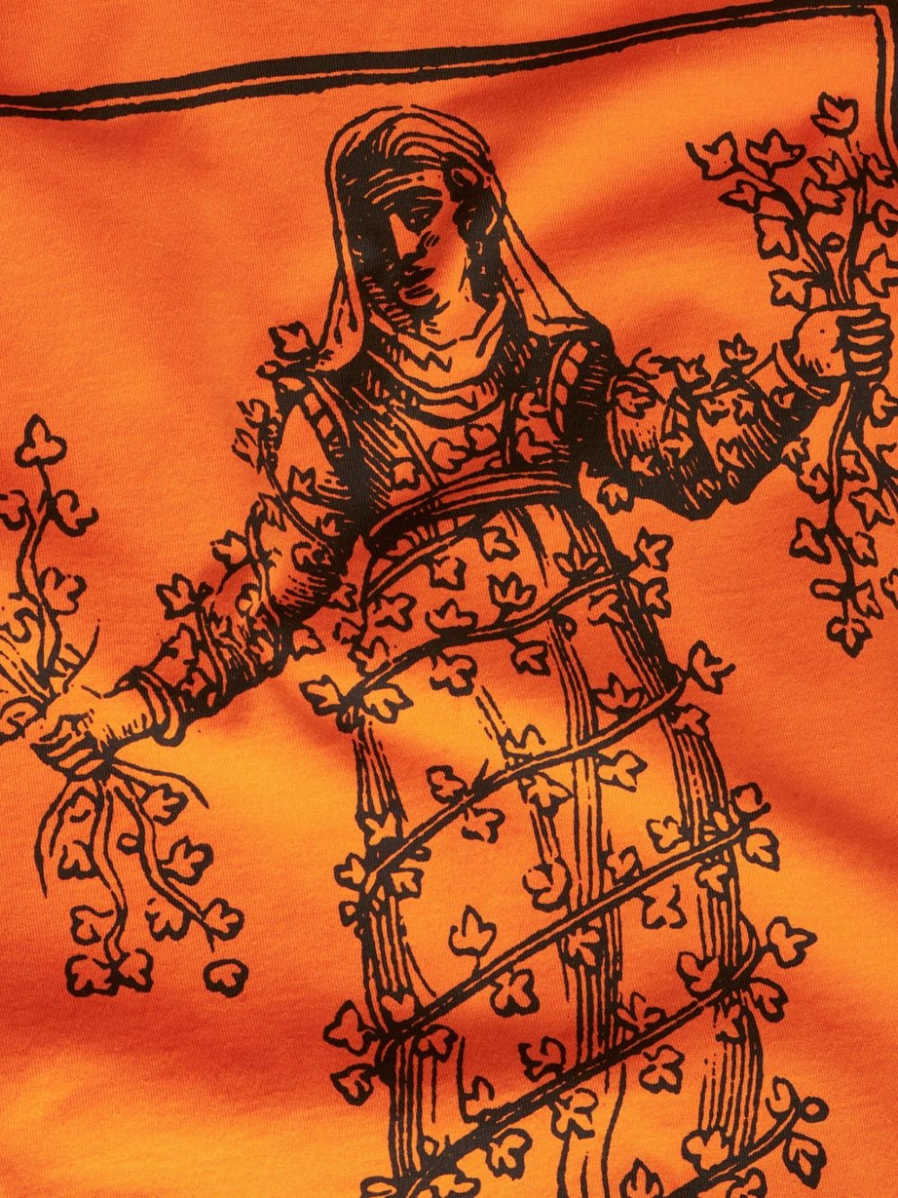 Allegory of Strength-print cotton T-shirt - 4