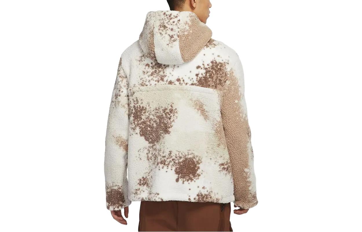 AS Men's Nike Sportswear SPE+ SHERPA HZ HOODIE LIGHT BONE DD5010-072 - 2