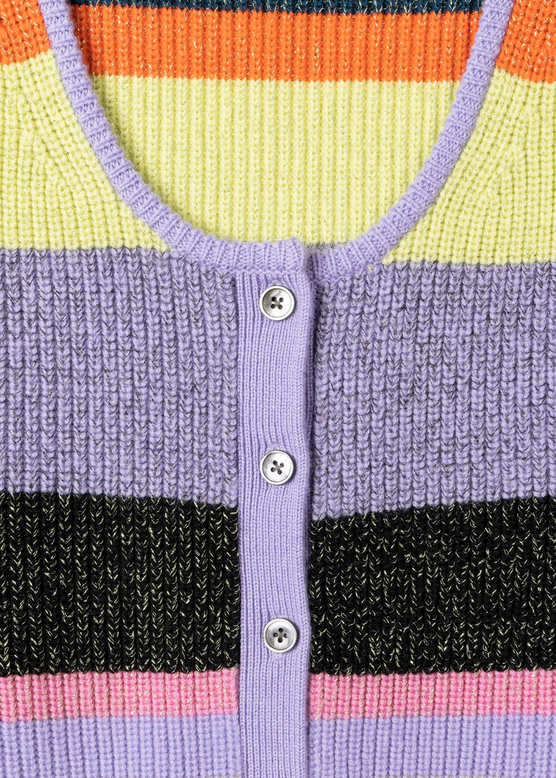 Paul Smith Stripe Button Down Vest outlook