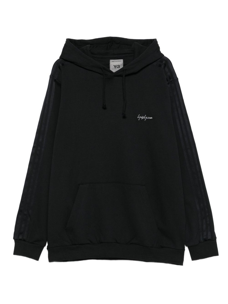 stripe-detail hoodie 1
