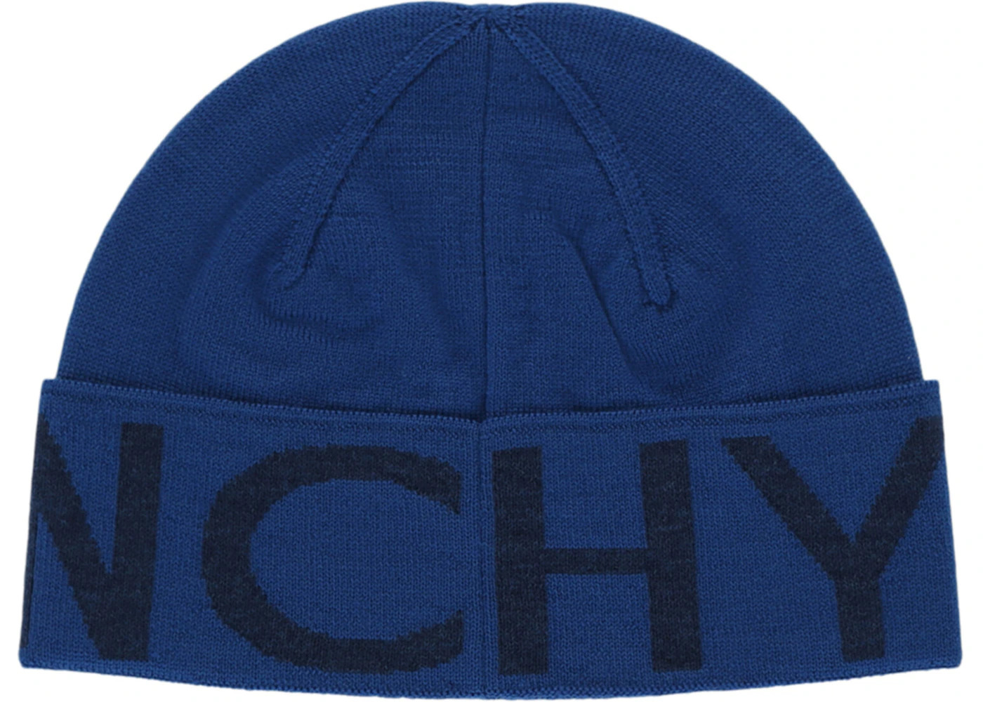 Givenchy Jacquard Logo Beanie Ocean Blue - 2