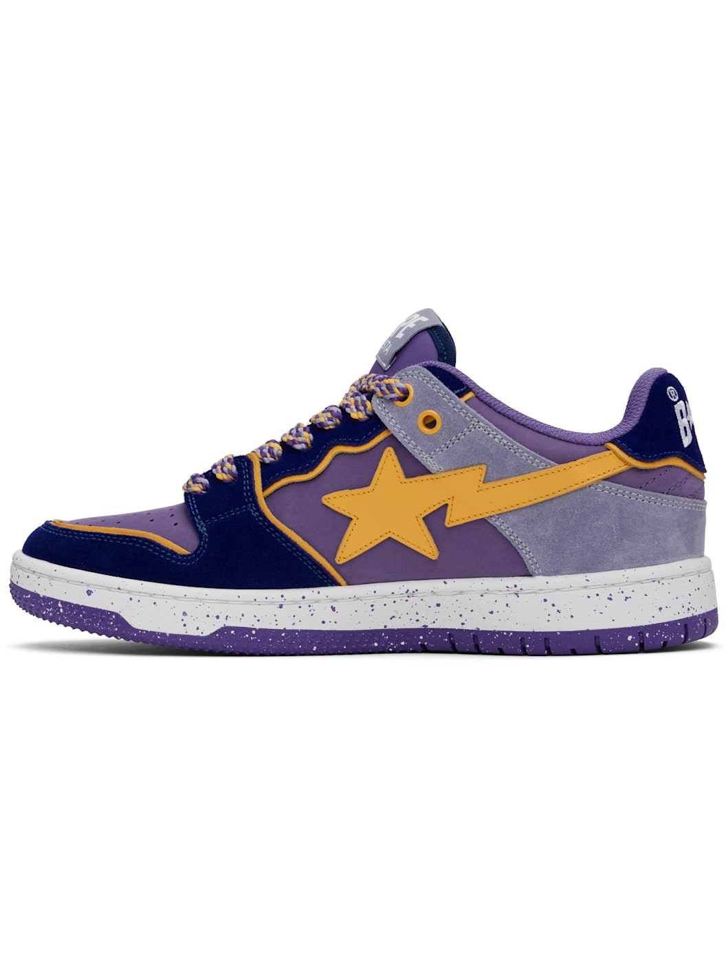 Purple BAPE SK8 STA #4 Sneakers - 3