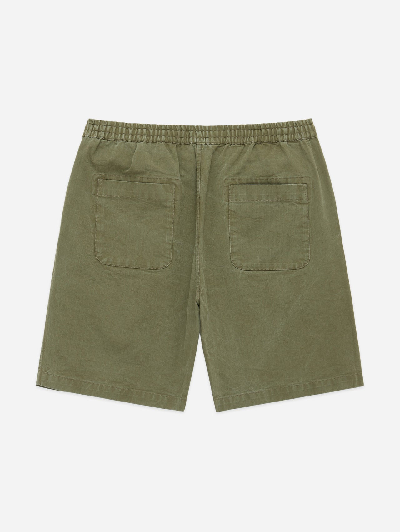 Drawstring Shorts - Olive Twill - 2