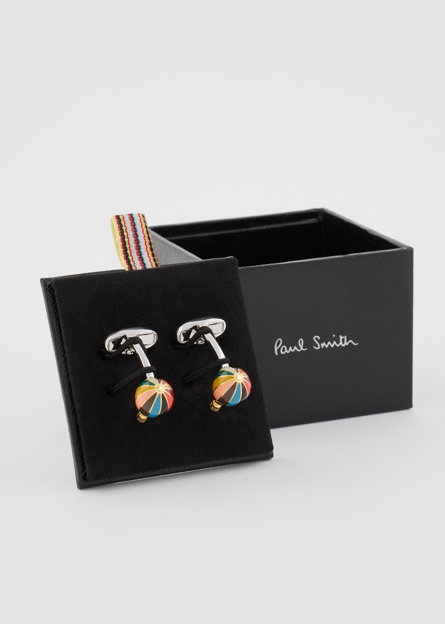 'Signature Stripe' Hot Air Balloon Cufflinks - 4