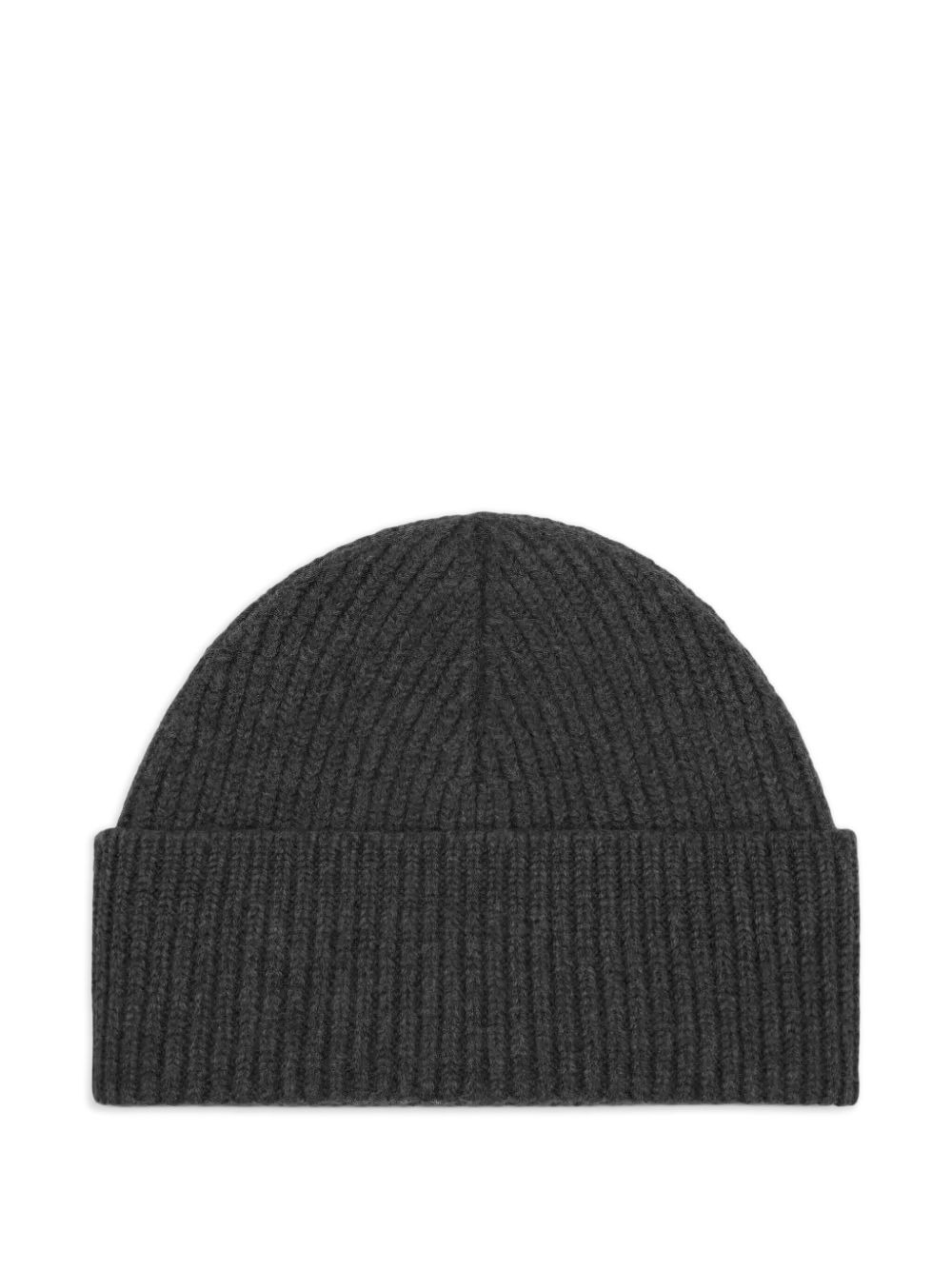 ribbed heart-logo beanie hat - 2