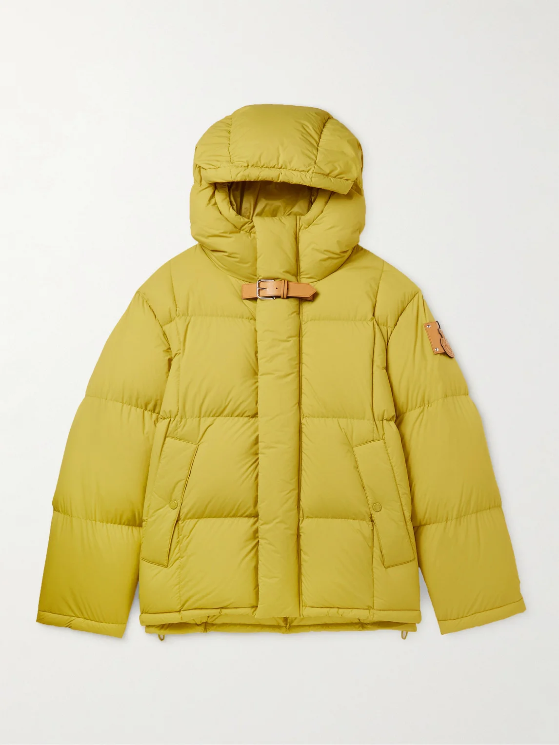 1 Moncler JW Anderson Wintefold Logo-Appliquéd Quilted Shell Hooded Down Jacket - 1