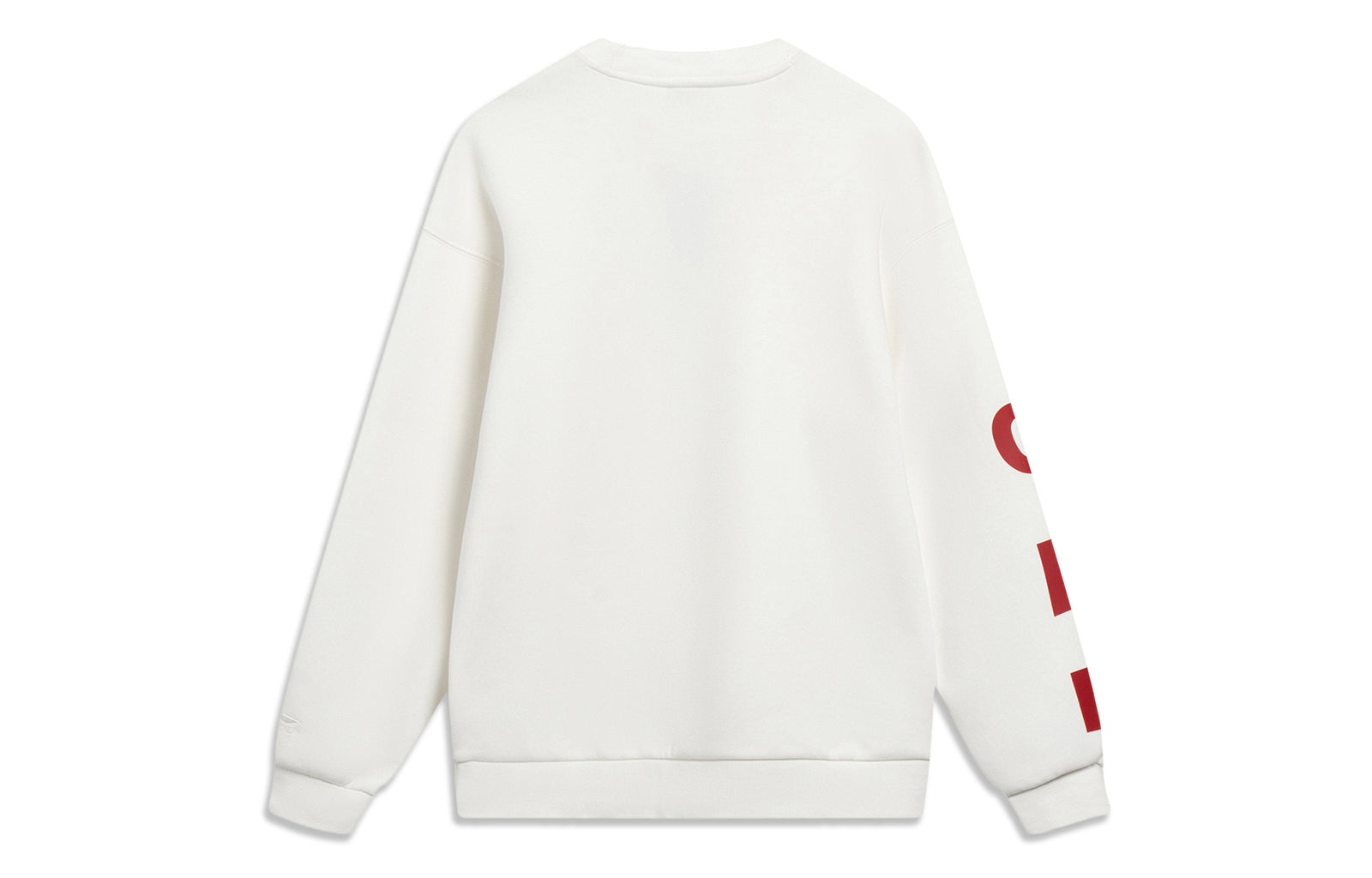Li-Ning Embroidered Logo Sweatshirt 'Creamy White' AWDT575-1 - 2
