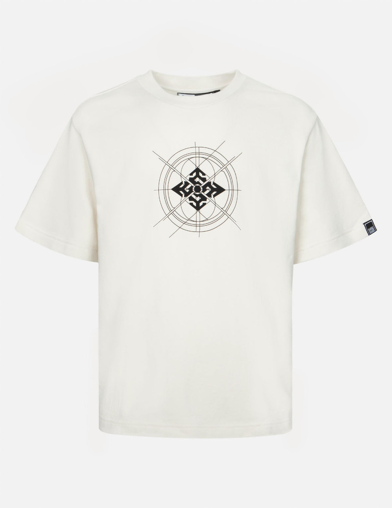 Deconstructed Multi-Print Regular Fit Short-Sleeve Sweatshirt 1