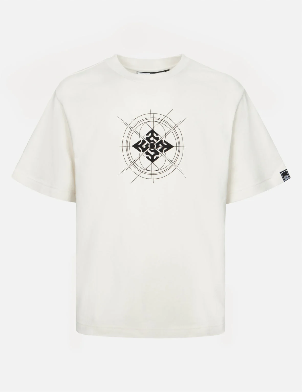 Deconstructed Multi-Print Regular Fit Short-Sleeve Sweatshirt - 1