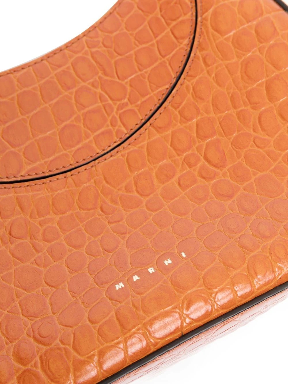 crocodile-embossed handbag - 4